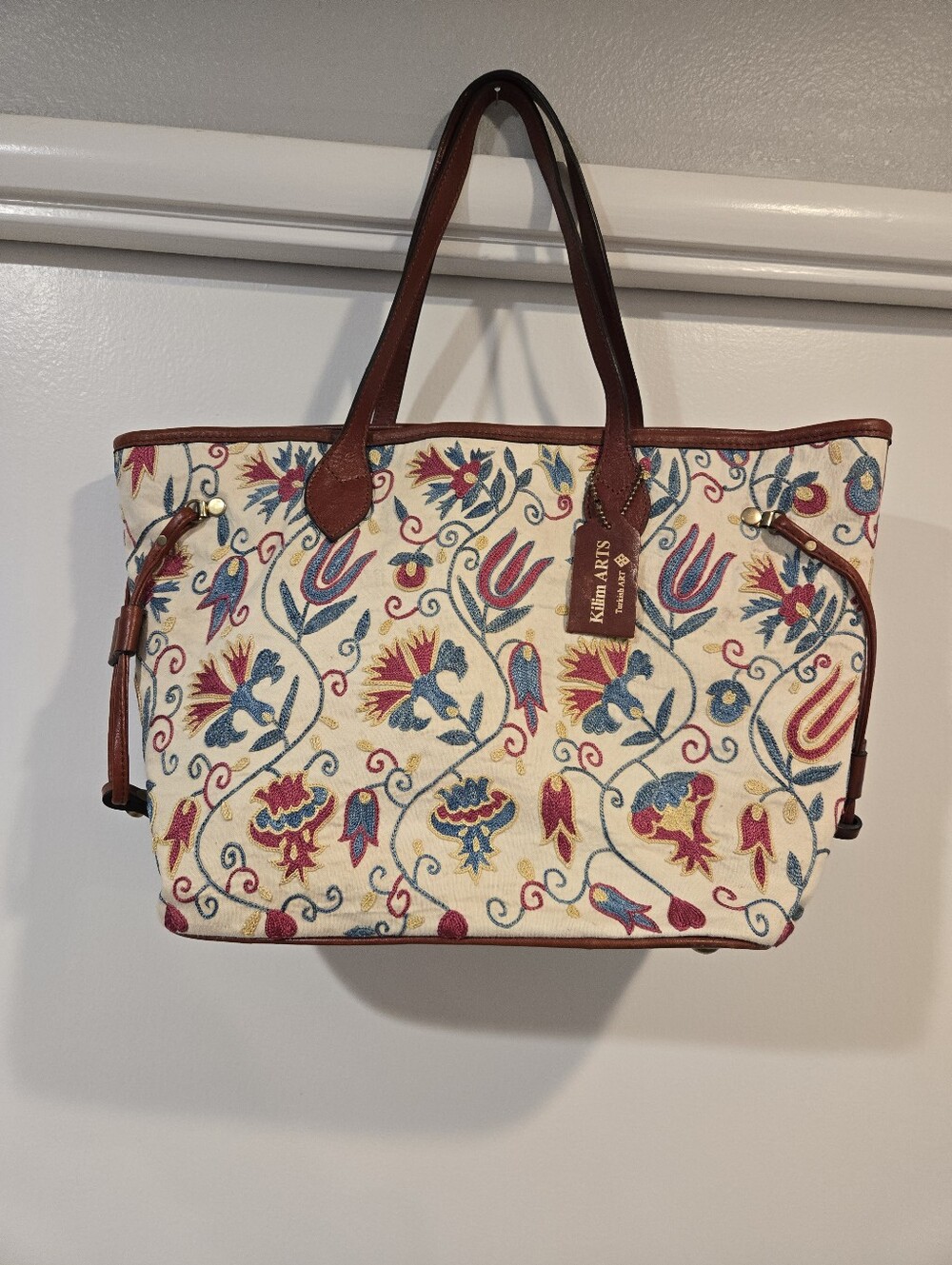 Kilim Arts Embroidered Hand Bag